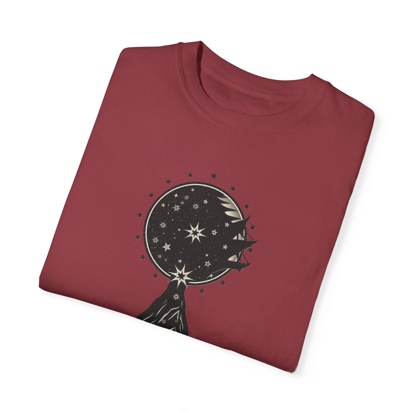 Unisex Mountain Moon Graphic T-shirt