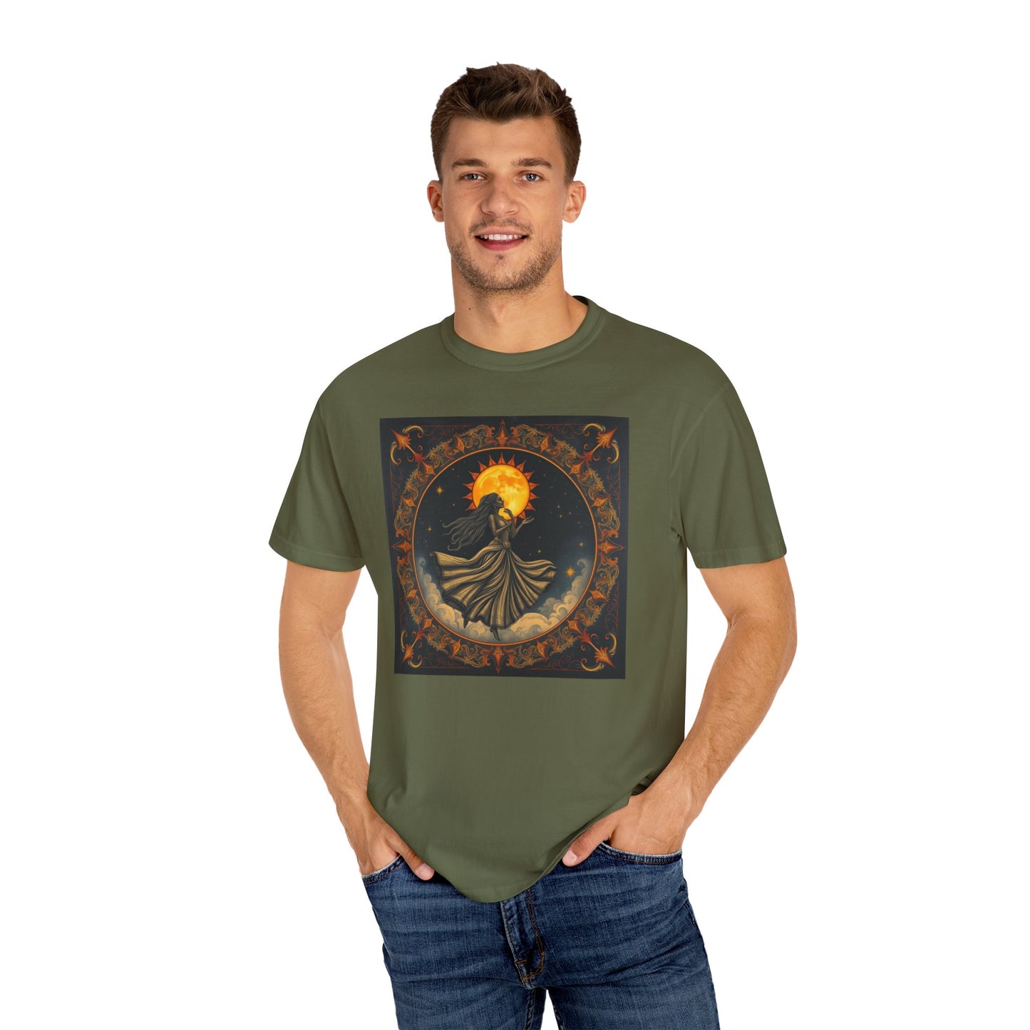 Unisex Celestial Goddess Graphic T