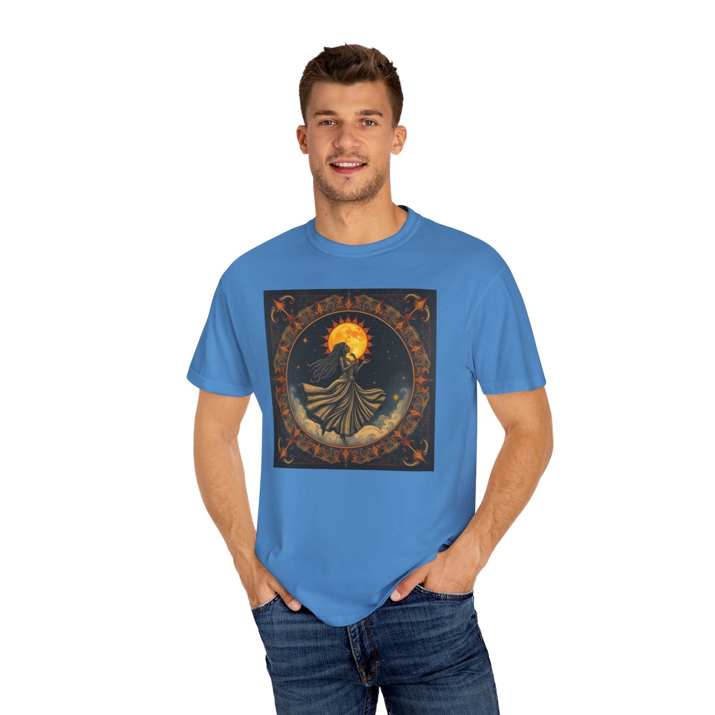 Unisex Celestial Goddess Graphic T
