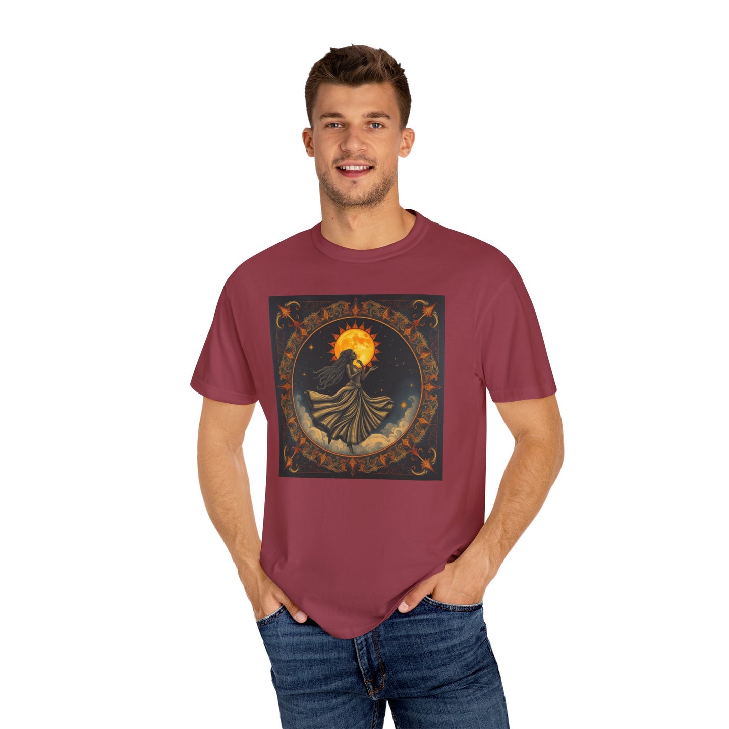 Unisex Celestial Goddess Graphic T