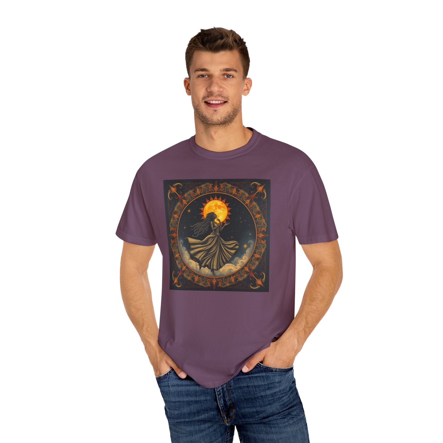 Unisex Celestial Goddess Graphic T