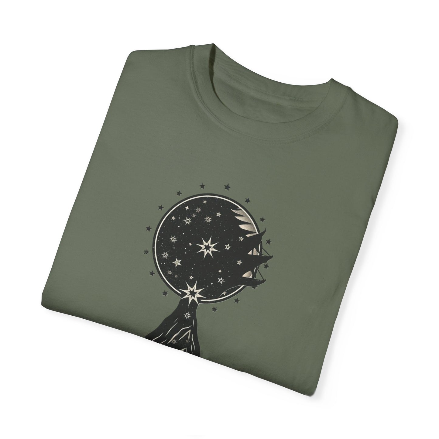 Unisex Mountain Moon Graphic T-shirt