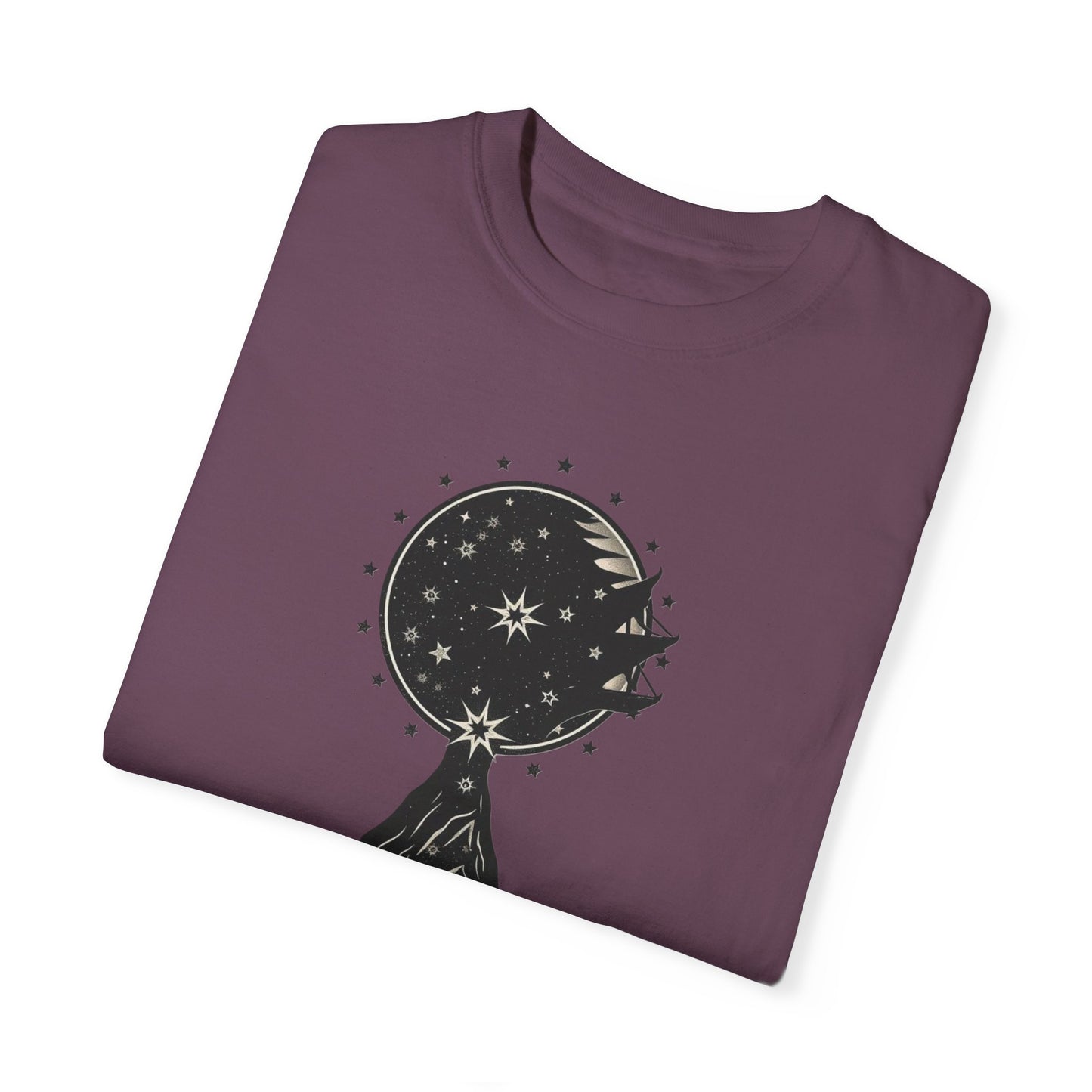 Unisex Mountain Moon Graphic T-shirt
