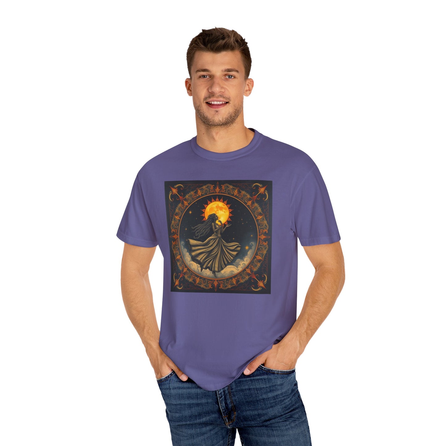 Unisex Celestial Goddess Graphic T