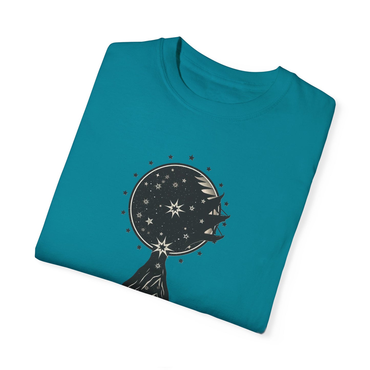 Unisex Mountain Moon Graphic T-shirt